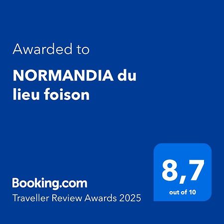 Villa NORMANDIA du lieu foison à Nonant Extérieur photo